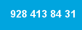 928 413 84 31 928 413 84 31